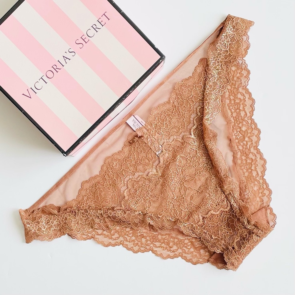 XXL Victoria’s Secret bronze cheekini panty